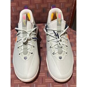 New Nike Men’s 9 Force Trout 9 Elite MCS Baseball Cleats Light Silver HF1116-001